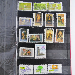 Lot de timbres de France 1892-2014 oblitérés en 6 albums.