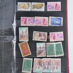 Lot de timbres de France 1892-2014 oblitérés en 6 albums.