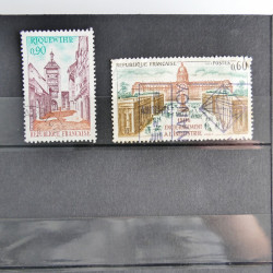 Lot de timbres de France 1892-2014 oblitérés en 6 albums.