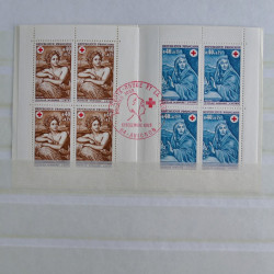 Lot de timbres de France 1892-2014 oblitérés en 6 albums.