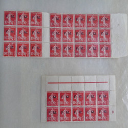 Vrac philatélique de timbres du monde neufs et oblitérés en un carton.