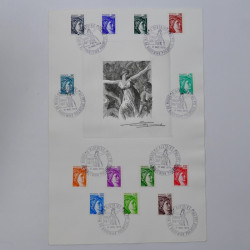 Vrac philatélique de timbres du monde neufs et oblitérés en un carton.