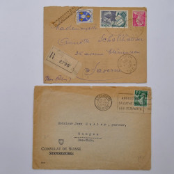 Vrac philatélique de timbres du monde neufs et oblitérés en un carton.
