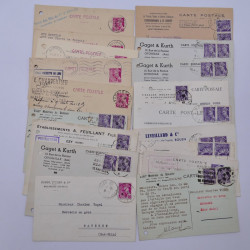 Vrac philatélique de timbres du monde neufs et oblitérés en un carton.