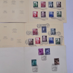 Vrac philatélique de timbres du monde neufs et oblitérés en un carton.