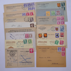 Vrac philatélique de timbres du monde neufs et oblitérés en un carton.