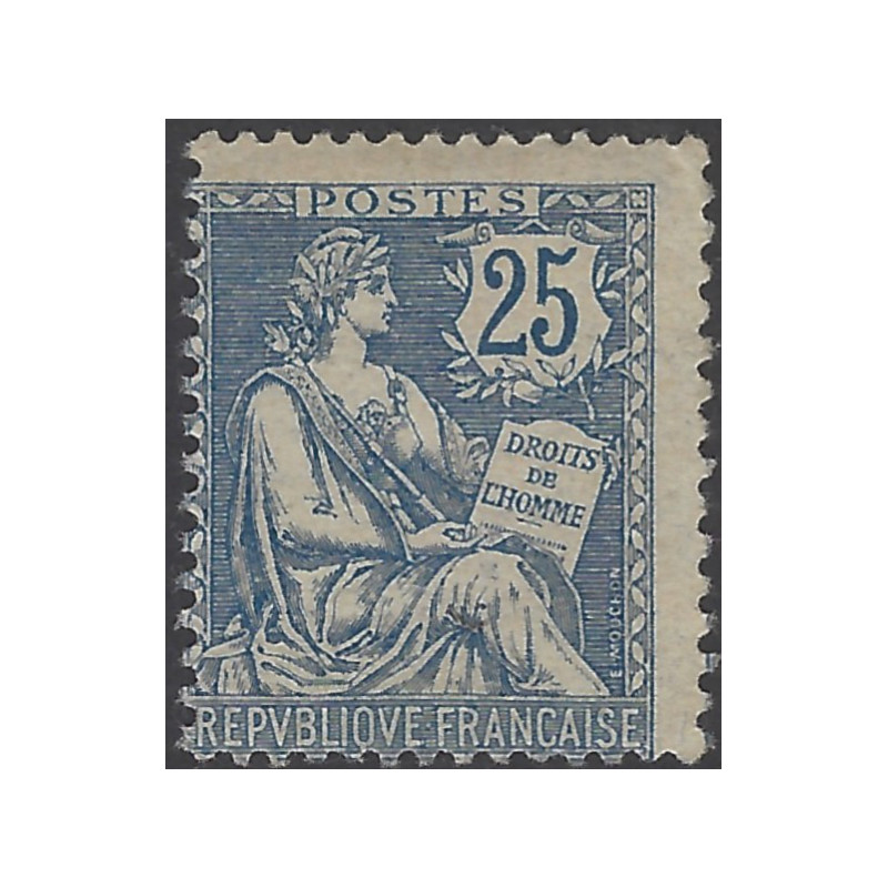Mouchon retouché timbre de France N°127 neuf*.