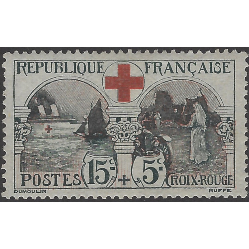 Croix-Rouge timbre de France N°156 neuf*.