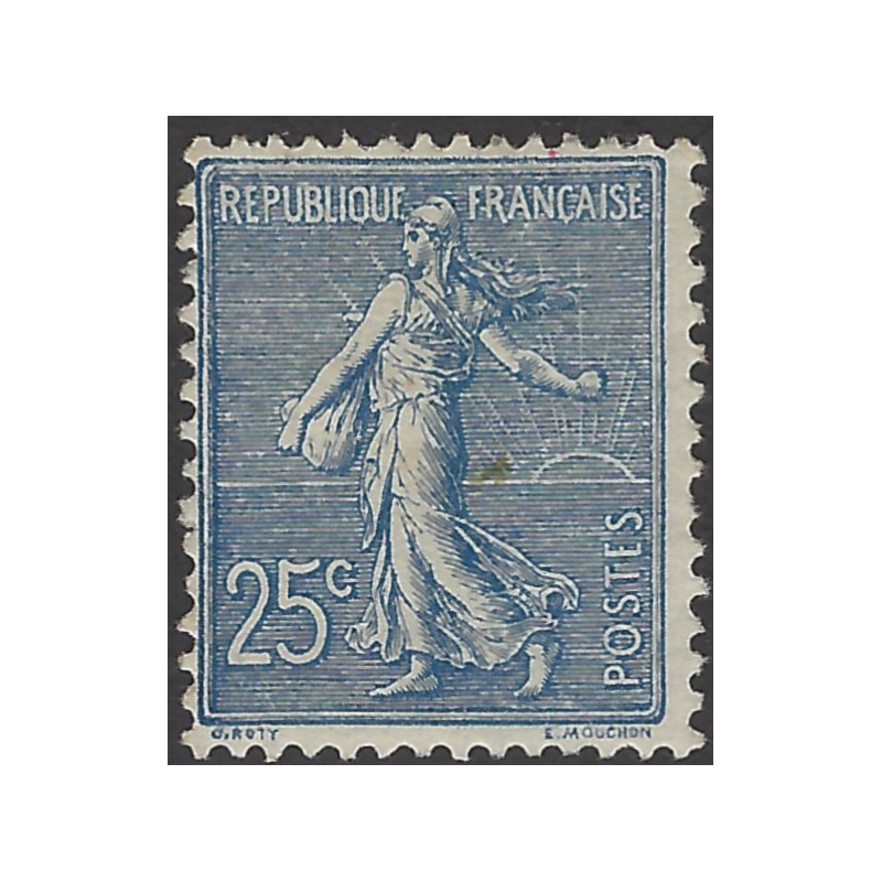 Semeuse lignée timbre de France N°132 neuf*.