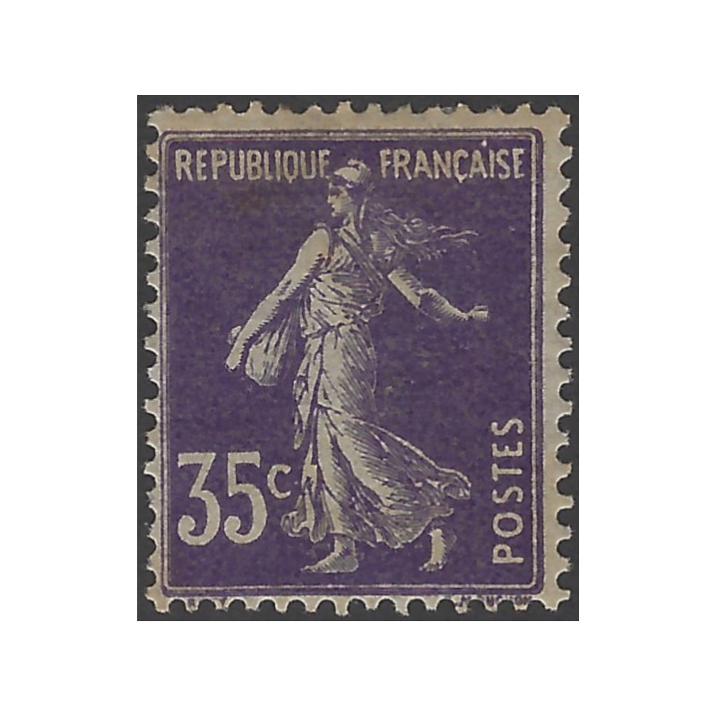 Semeuse timbre de France N°136c neuf*.