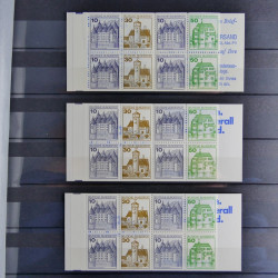 Allemagne lot de 49 carnets de timbres neufs** en un album.