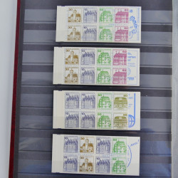 Allemagne lot de 49 carnets de timbres neufs** en un album.