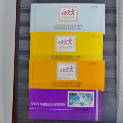 Allemagne lot de 49 carnets de timbres neufs** en un album.