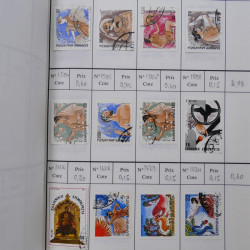 Lot de timbres de Grèce 1876-2000 neufs et oblitérés en 4 carnets à choix.