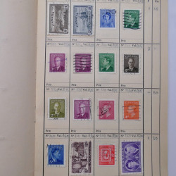Lot de timbres de Canada 1870-1990 oblitérés en 4 carnets à choix.