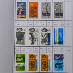 Lot de timbres de Grande Bretagne 1862-1996 oblitérés en 5 carnets à choix.