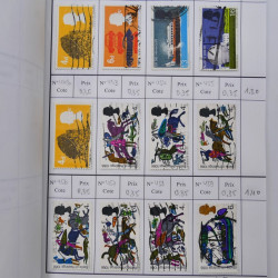 Lot de timbres de Grande Bretagne 1862-1996 oblitérés en 5 carnets à choix.