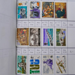 Lot de timbres de Grande Bretagne 1862-1996 oblitérés en 5 carnets à choix.