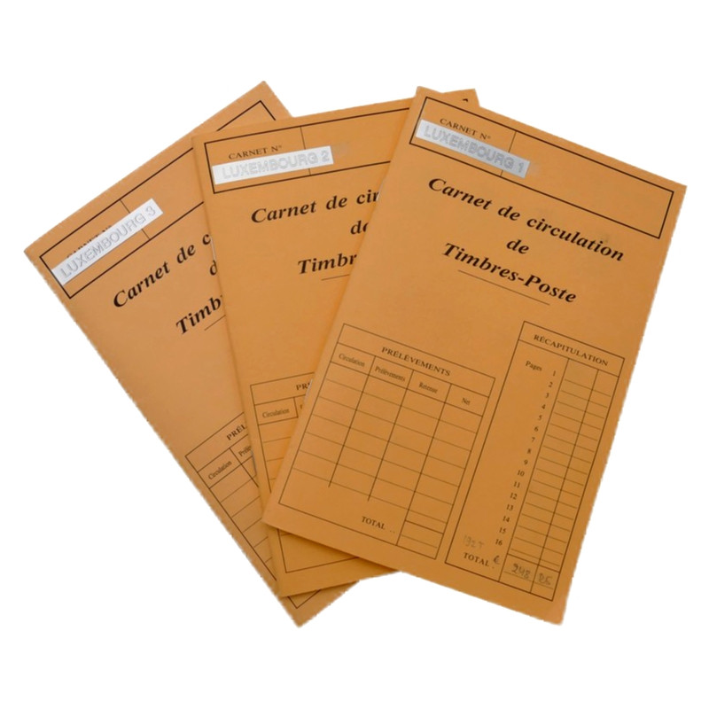 Lot de timbres de Luxembourg 1880-1997 neufs et oblitérés en 3 carnets à choix.