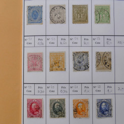 Lot de timbres de Luxembourg 1880-1997 neufs et oblitérés en 3 carnets à choix.