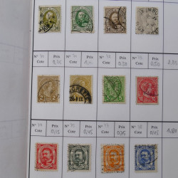 Lot de timbres de Luxembourg 1880-1997 neufs et oblitérés en 3 carnets à choix.
