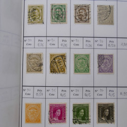 Lot de timbres de Luxembourg 1880-1997 neufs et oblitérés en 3 carnets à choix.