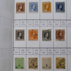 Lot de timbres de Luxembourg 1880-1997 neufs et oblitérés en 3 carnets à choix.