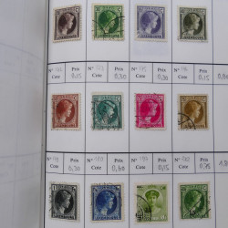 Lot de timbres de Luxembourg 1880-1997 neufs et oblitérés en 3 carnets à choix.