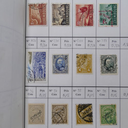 Lot de timbres de Luxembourg 1880-1997 neufs et oblitérés en 3 carnets à choix.