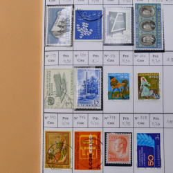 Lot de timbres de Luxembourg 1880-1997 neufs et oblitérés en 3 carnets à choix.