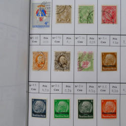 Lot de timbres de Luxembourg 1880-1997 neufs et oblitérés en 3 carnets à choix.