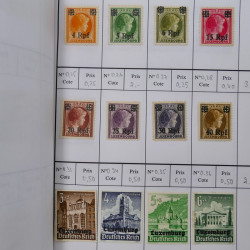 Lot de timbres de Luxembourg 1880-1997 neufs et oblitérés en 3 carnets à choix.