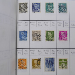 Lot de timbres de Danemark 1864-1997 oblitérés en 3 carnet à choix.