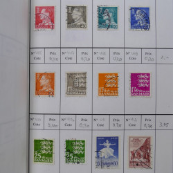 Lot de timbres de Danemark 1864-1997 oblitérés en 3 carnet à choix.