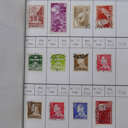 Lot de timbres de Danemark 1864-1997 oblitérés en 3 carnet à choix.