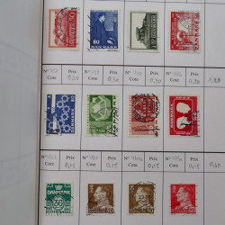Lot de timbres de Danemark 1864-1997 oblitérés en 3 carnet à choix.