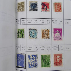 Lot de timbres de Danemark 1864-1997 oblitérés en 3 carnet à choix.
