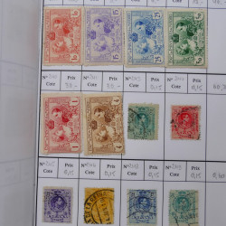 Lot de timbres d'Espagne 1860-1993 oblitérés en 6 carnets à choix.
