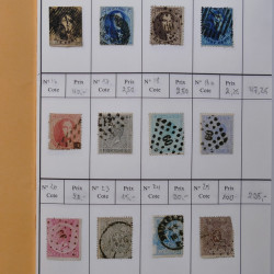 Lot de timbres de Belgique 1851-1997 oblitérés en 6 carnets à choix.