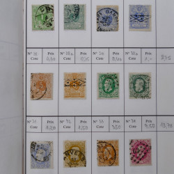 Lot de timbres de Belgique 1851-1997 oblitérés en 6 carnets à choix.