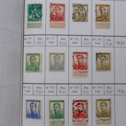 Lot de timbres de Belgique 1851-1997 oblitérés en 6 carnets à choix.