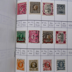 Lot de timbres de Belgique 1851-1997 oblitérés en 6 carnets à choix.