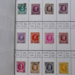 Lot de timbres de Belgique 1851-1997 oblitérés en 6 carnets à choix.