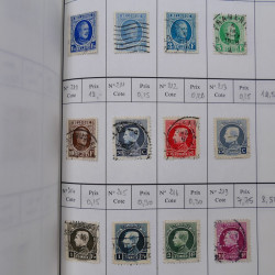 Lot de timbres de Belgique 1851-1997 oblitérés en 6 carnets à choix.