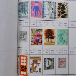 Lot de timbres de Belgique 1851-1997 oblitérés en 6 carnets à choix.