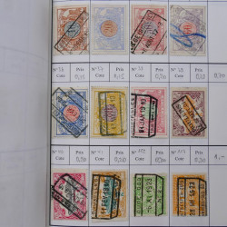 Lot de timbres de Belgique 1851-1997 oblitérés en 6 carnets à choix.