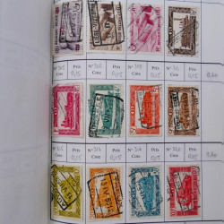 Lot de timbres de Belgique 1851-1997 oblitérés en 6 carnets à choix.