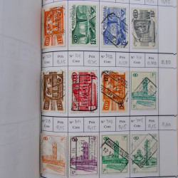Lot de timbres de Belgique 1851-1997 oblitérés en 6 carnets à choix.