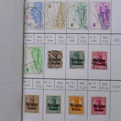 Lot de timbres de Belgique 1851-1997 oblitérés en 6 carnets à choix.