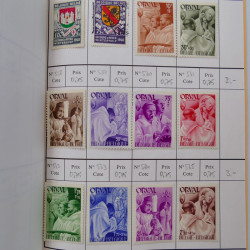Lot de timbres de Belgique 1851-1997 oblitérés en 6 carnets à choix.